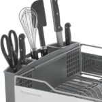 👉 large capacity dish rack for kitchen organization and clean dish storage