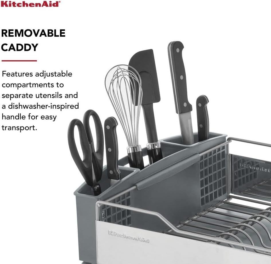 Large Capacity Kitchen Dish Rack – Best Dish Drying Rack for Plates, Cups & Kitchen Organization
