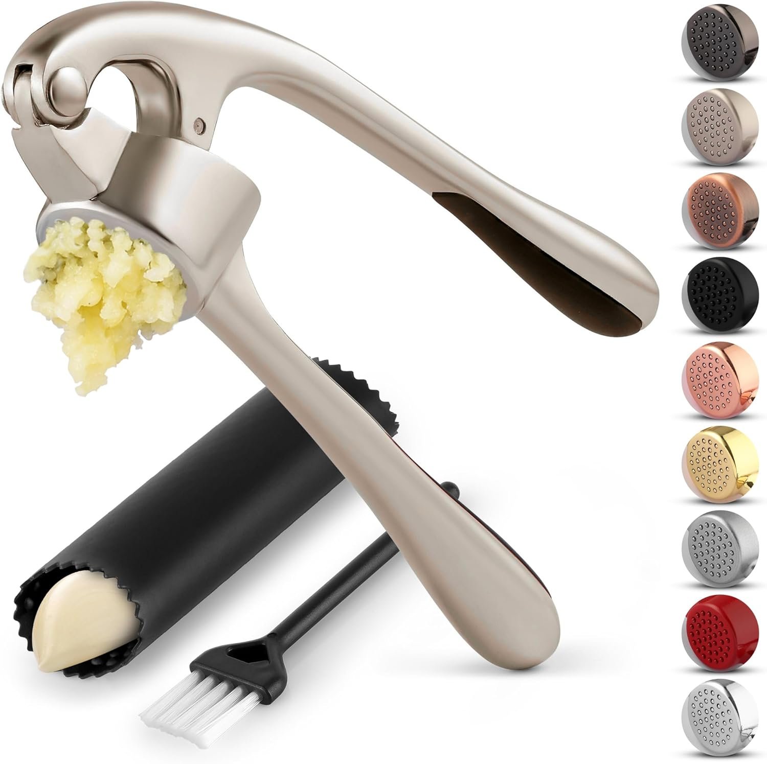 garlic press, garlic mincer, kitchen garlic too