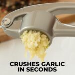 👉 easy to use garlic press for fast and efficient kitchen cooking preparation