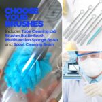 👉 bottle cleaning brush for easy cleaning of bottles glasses and containers from inside