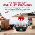 👉 7 egg capacity electric egg boiler for boiling poaching and steaming with quick cooking and easy cleaning