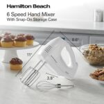 👉 electric hand mixer for quick mixing whisking and beating ingredients in baking and cooking